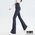 【Jilli~ko】高腰收腹提臀微喇叭瑜伽褲芭比褲 M-XXL J11822  M 黑色