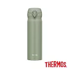 【THERMOS膳魔師】不鏽鋼超輕量彈蓋真空保溫瓶500ml(JNL-506-SMKKI) 綠色