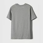 【MsMore】 圓領純棉寬鬆中長款短袖T恤休閒百搭上衣# 122570 S 灰色