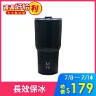 【Mini】#304冰凍杯900ml 適用粗吸管 (黑)