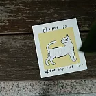 【小犬工作室】Home is where my cat is 明信片