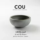 【日本Minoru】Cou素窯 陶瓷餐碗200ml ‧ 霧藍