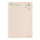 MIDORI POCKET DIARY 2025手帳(月單週)B6- 歐吉桑