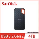 SanDisk E61 4TB 行動固態硬碟 公司貨 黑色