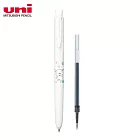 (1筆1芯)UNI 限定 蠟筆小新 UNI-BALL SIGO 自動鋼珠筆 0.38 白狗(白桿藍芯)