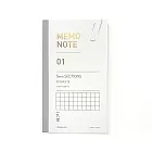 【一九堂印刷所】MEMO NOTE 筆記本 ‧ 方眼