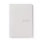 【MUJI 無印良品】月間筆記本/2024年12月開始/白灰.B6