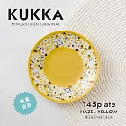 【minoru陶器】Kukka秘境花草 陶瓷淺盤15cm ‧ 茉莉黃