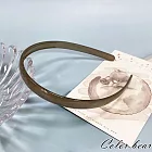 【卡樂熊】簡約透光果凍膠感造型髮箍(六色)- 灰色