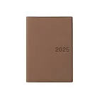 【MUJI 無印良品】月週筆記本/2024年12月開始/棕.A6