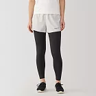 【MUJI 無印良品】女吸汗速乾運動短褲 XL 淺灰