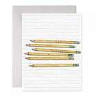 【 E.Frances 】Teacher Pencils 教師卡 #SP539