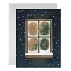 【 E.Frances 】Frosty Window Holiday Card 聖誕卡 #HO879