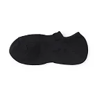 【MUJI 無印良品】男棉混淺口直角襪25-27cm 黑色