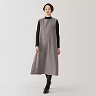 【MUJI 無印良品】女起毛背心裙 M 棕色