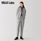 【MUJI 無印良品】MUJI Labo女羊毛混外套 S 灰色