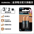 金頂 DURACELL 鹼性電池 ULTRA超能量-3號AA (2入裝)