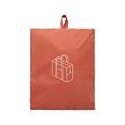 【MUJI 無印良品】再生尼龍可折托特包/橫型.橘/55x20x35cm