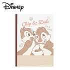 【日本正版授權】迪士尼 B5 橫線筆記本 日本製 定頁筆記本/固頁筆記本/筆記本/記事本 - 奇奇蒂蒂