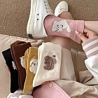 【Missking 1983】刺繡可愛動物中筒襪 (5雙組)