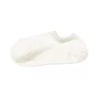 【MUJI 無印良品】女棉混淺口直角襪23-25cm 柔白