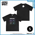 Astro Bot 純綿T-Shirt (宇宙機器人)  S 黑色