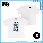 Astro Bot 純綿T-Shirt (宇宙機器人) S 白色