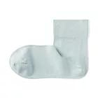 【MUJI 無印良品】女足口柔軟舒適莫代爾混輕薄直角短襪23-25cm 淺綠