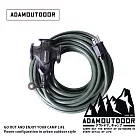 ADAMOUTDOOR｜戶外延長3PIN 動力線 10M ( ADPW-EC3P10M-G) 軍用綠