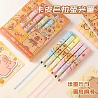 【美好家 Mehome】卡皮巴拉螢光筆 斜頭記號筆 (6支裝)