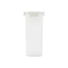 【MUJI 無印良品】附扣透明保存容器/2.13L約長139x寬104x高296mm