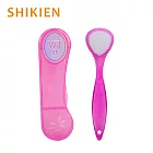 SHIKIEN 攜帶式舌苔刷「日本境內版」(附收納盒) _ 粉色