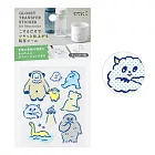 MIDORI 水晶轉印貼紙- 怪獸