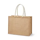 【MUJI 無印良品】黃麻購物袋A3