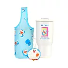 【Hiromimi】哆啦A夢 304不鏽鋼二代冰壩杯袋組900ml  哆啦A夢款