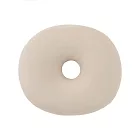 【MUJI 無印良品】甜甜圈抱枕 /淺米