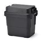 【MUJI 無印良品】耐壓收納箱/迷你/黑約22L