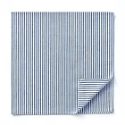 【MUJI 無印良品】棉和晒手帕 藍直紋