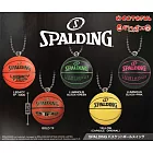 【日本正版授權】全套5款 SPALDING 斯伯丁籃球吊飾 扭蛋/轉蛋 吊飾 籃球/迷你籃球 055132