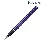 【日本寫樂SAILOR】TUZU Adjust 可調整鋼筆/ 透明紫(限定色)/ F 細字