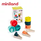 【西班牙miniland】ECO果實樹幹夾夾配對堆疊組