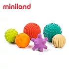 【西班牙miniland】ECO天然感官球組6入(可咬)