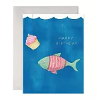 【 E.Frances 】Cupcake Bait Birthday Card 生日卡 #BD323