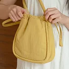 【瀏海樹】鬆鬆散步側背小包 -  芥末黃