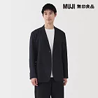 【MUJI 無印良品】男透氣彈性外套 L 暗藍