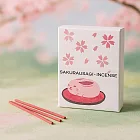 【日本香彩堂】Hanga四季線香90入 ‧ 櫻花 (佛手柑/麝香)