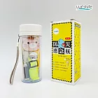 LUFstyle 防災應急瓶 10合1 防災瓶 避難 求生 緊急應變-豆沙粉