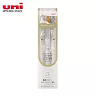 (限量送便條紙)UNI uni ball one 金銀白鋼珠筆套組 0.5