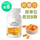 【SALVIA】Salvia高單位長效B群錠(純素)8瓶共480顆