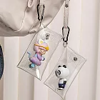 【素包包】遛娃萬用收納零錢鑰匙卡片盲盒小掛包PVC透明(06015) _10x20